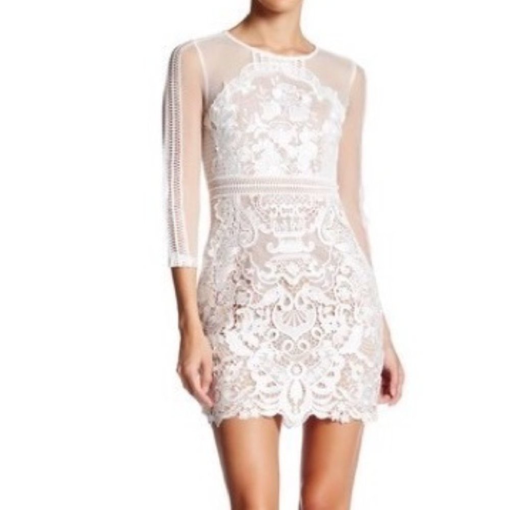 Women's White Lace Dress